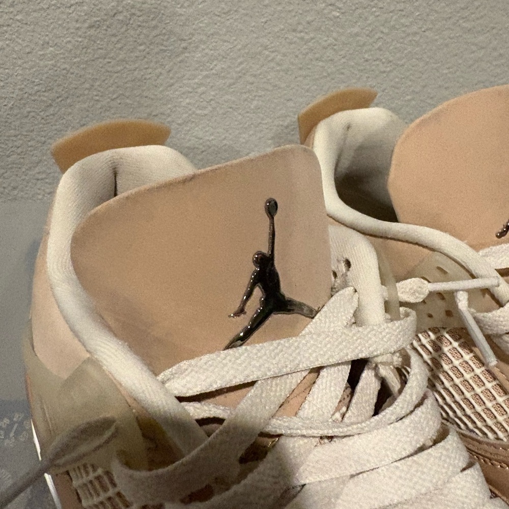 Jordan Women's Sneakers in Tan and White - Picture 3 of 12